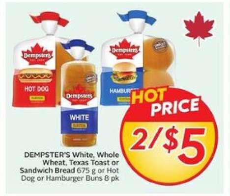 Dempster's Bread or Buns