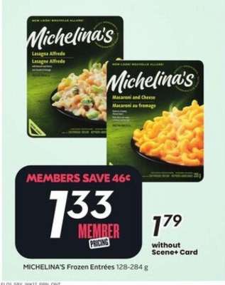 MICHELINA'S FROZEN ENTREES