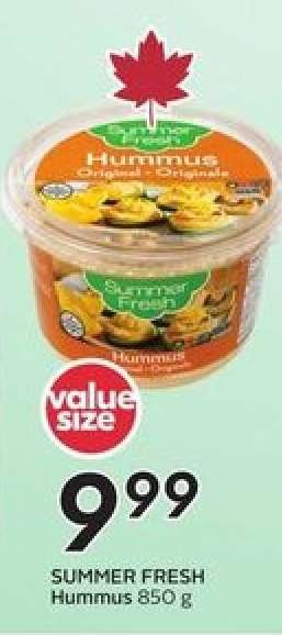 Summer Fresh Hummus