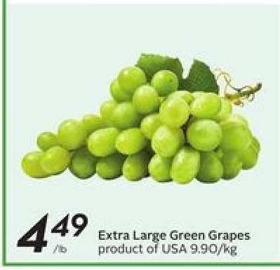Extra Large Green Grapes
