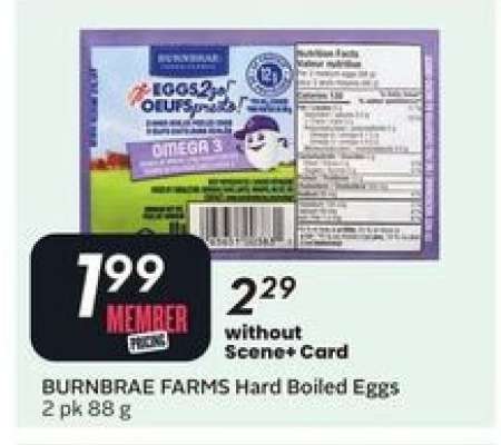 BURNBRAE FARMS Hard Boiled Eggs