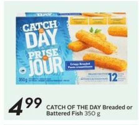 CATCH OF THE DAY Breaded or Battered Fish