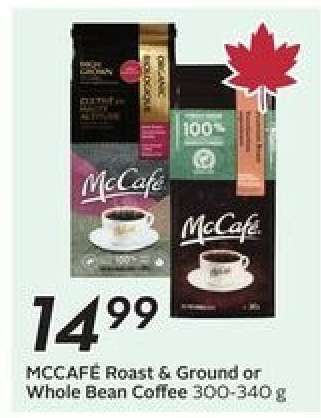 MCCAFÉ Roast & Ground or Whole Bean Coffee