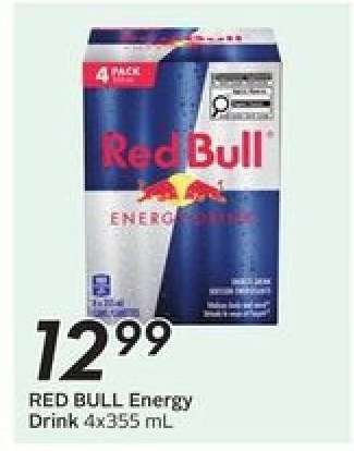 RED BULL Energy Drink 4x355 mL