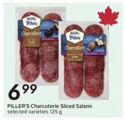 Piller's Charcuterie Sliced Salami