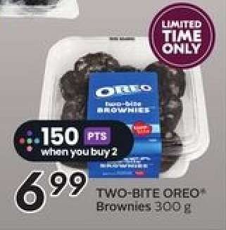 TWO-BITE Oreo Brownies 300 g