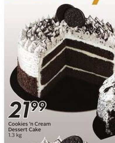 Cookies 'n Cream Dessert Cake