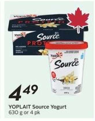 Yoplait Source Yogurt