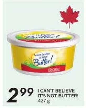 I Can't Believe It's Not Butter!