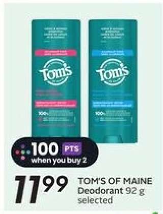 TOM'S OF MAINE Deodorant