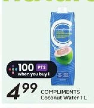 COMPLIMENTS Coconut Water 1L