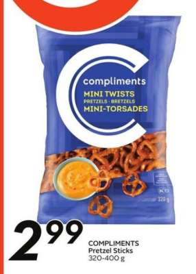 COMPLIMENTS Pretzel Sticks