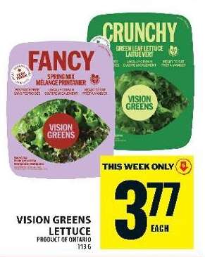 Vision Greens Lettuce
