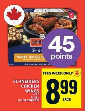 SCHNEIDERS CHICKEN WINGS