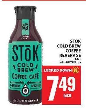 STOK COLD BREW COFFEE BEVERAGE