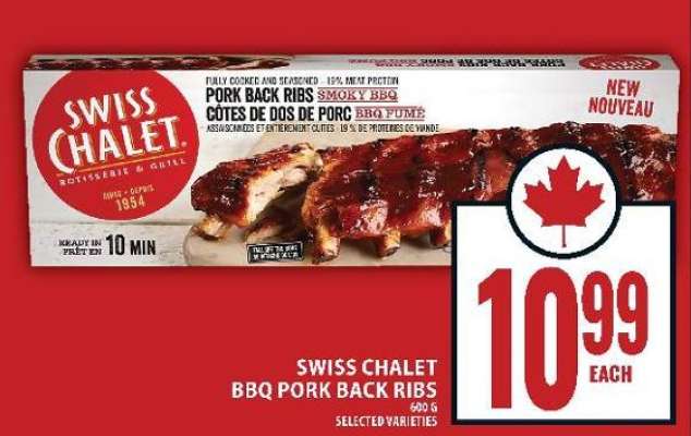 SWISS CHALET BBQ PORK BACK RIBS