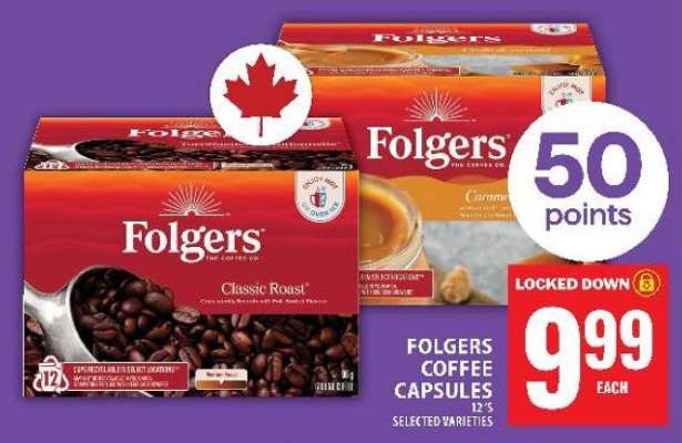 FOLGERS COFFEE CAPSULES
