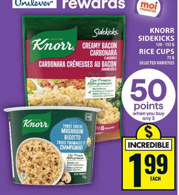 Knorr Sidekicks & Rice Cups