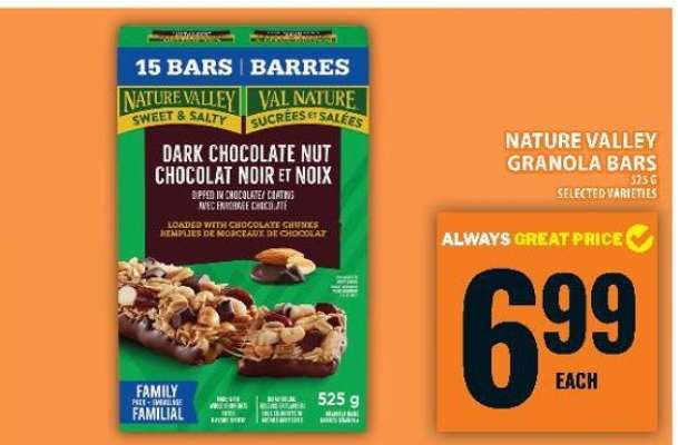 NATURE VALLEY GRANOLA BARS