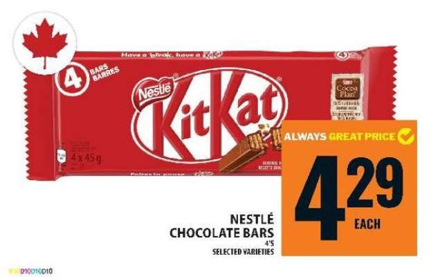 Nestlé Kit Kat Chocolate Bars