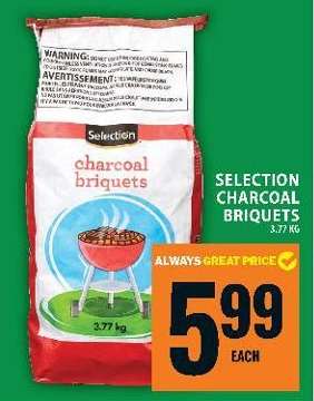 SELECTION CHARCOAL BRIQUETS