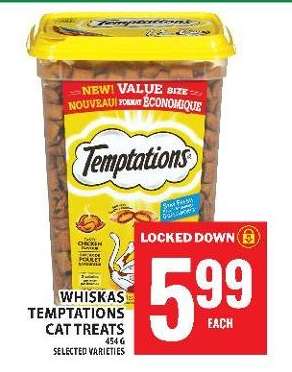 WHISKAS TEMPTATIONS CAT TREATS