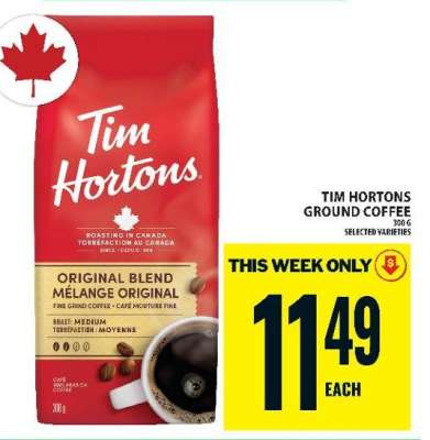 TIM HORTONS GROUND COFFEE
