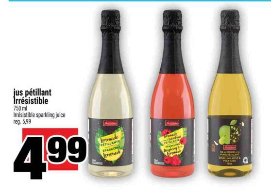 JUS PÉTILLANT IRRÉSISTIBLE