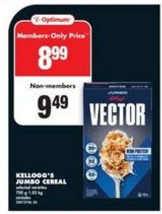 KELLOGG'S JUMBO CEREAL
