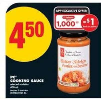 PC Cooking Sauce