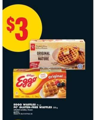 EGGO WAFFLES 8's or PC GLUTEN-FREE WAFFLES