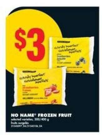 No Name Frozen Fruit