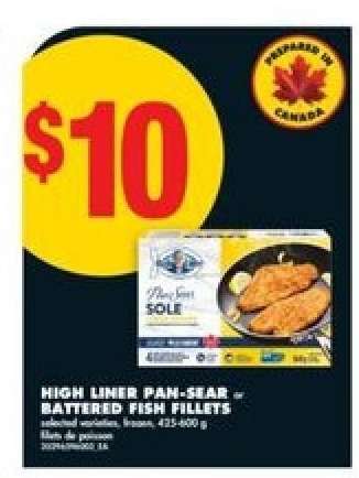 HIGH LINER PAN-SEAR BATTERED FISH FILLETS