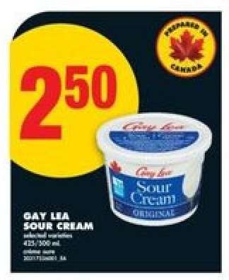 GAY LEA SOUR CREAM