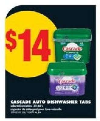 CASCADE AUTO DISHWASHER TABS