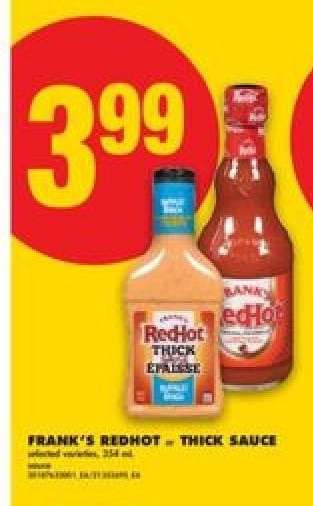 FRANK'S REDHOT – THICK SAUCE