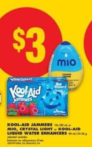 Kool-Aid Jammers / Mio, Crystal Light / Kool-Aid Liquid Water Enhancers