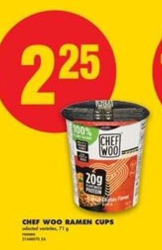CHEF WOO RAMEN CUPS