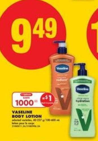 Vaseline Body Lotion