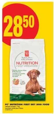 PC Nutrition First Dry Dog Food