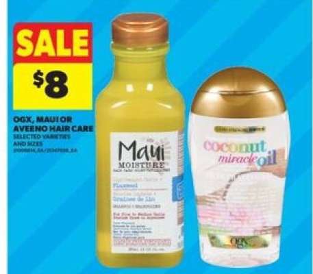 OGX, Maui or Aveeno Hair Care