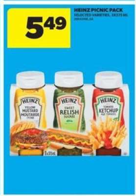 Heinz Picnic Pack