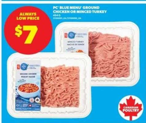 PC Blue Menu Ground Chicken or Minced Turkey