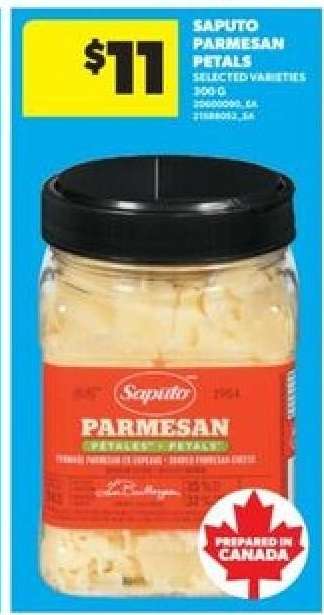 Saputo Parmesan Petals