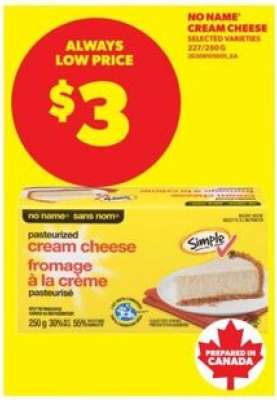 No Name Cream Cheese