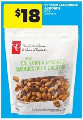 PC Raw California Almonds