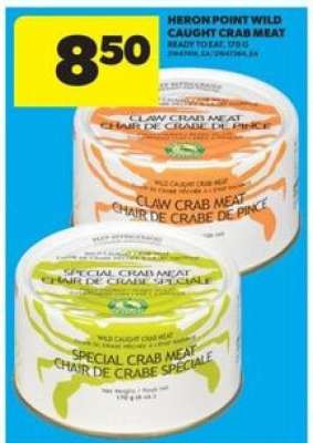 Heron Point Wild Caught Crab Meat