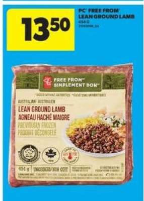 PC Free From Lean Ground Lamb