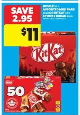 Nestlé Assorted Mini Bars or KitKat Spooky Break