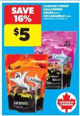 Carnaby Sweet Halloween Kisses or Caramels